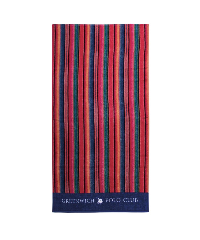 GREENWICH POLO CLUB ΠΕΤΣΕΤΑ ΘΑΛΑΣΣΗΣ 90Χ175 3710 ΚΟΚΚΙΝΟ, ΜΠΛΕ, ΠΡΑΣΙΝΟ