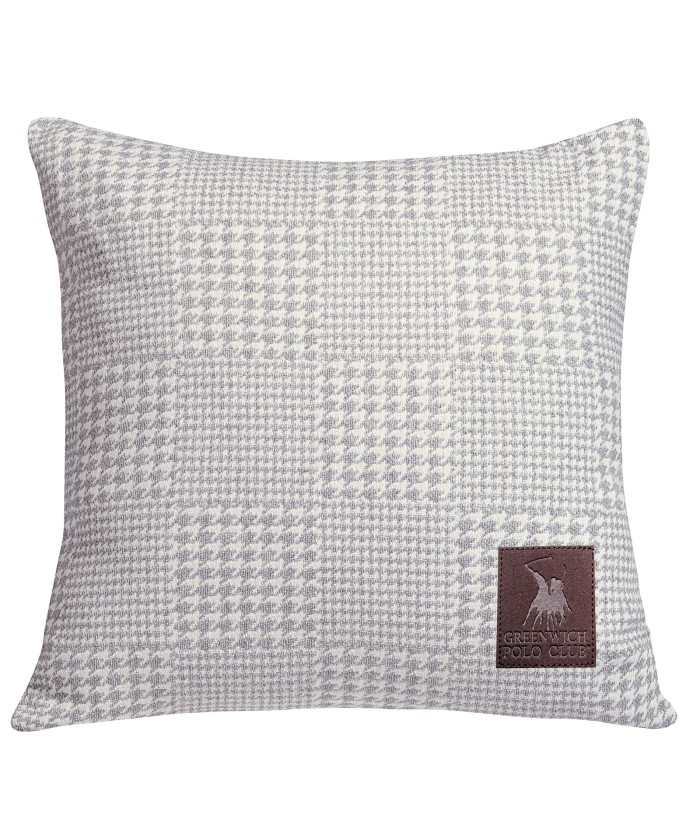 GREENWICH POLO CLUB ΔΙΑΚΟΣΜΗΤΙΚΟ ΜΑΞΙΛΑΡΙ 42X42 2784 ΓΚΡΙ, ΕΚΡΟΥ