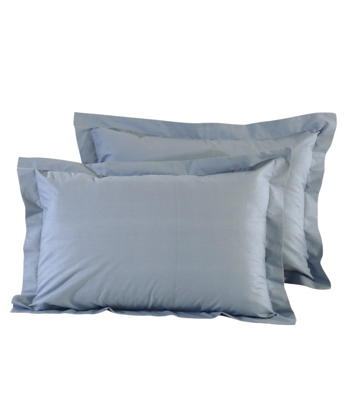 DAS HOME 1006 ΖΕΥΓΟΣ ΜΑΞΙΛΑΡΟΘΗΚΕΣ DUSTY BLUE DUSTY BLUE