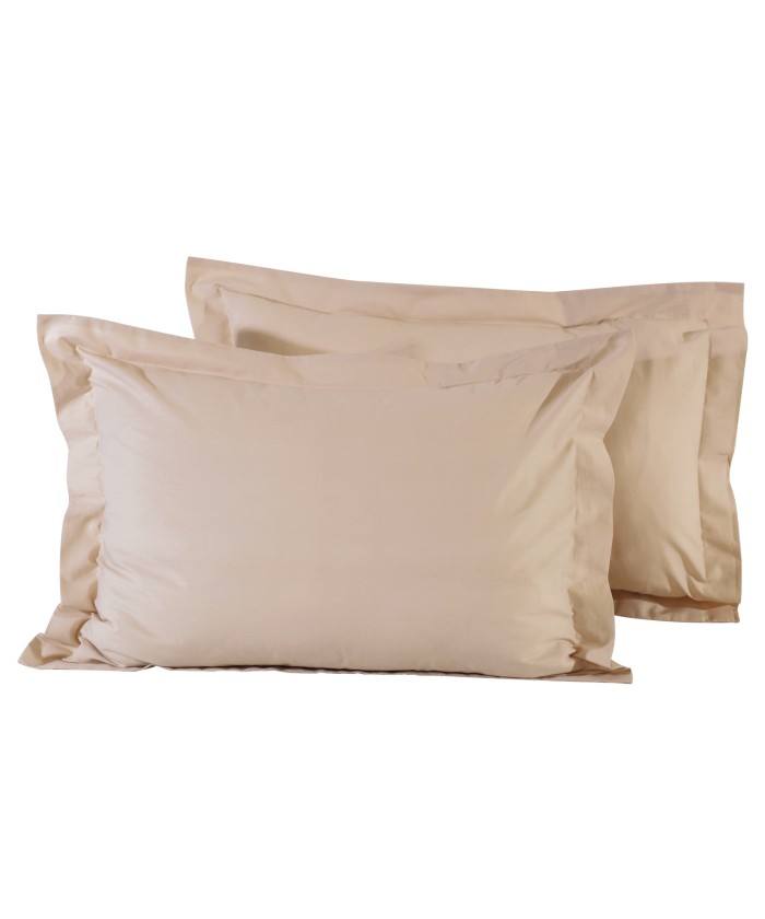 DAS HOME 1002 ΖΕΥΓΟΣ ΜΑΞΙΛΑΡΟΘΗΚΕΣ BEIGE BEIGE