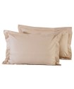 DAS HOME 1002 ΖΕΥΓΟΣ ΜΑΞΙΛΑΡΟΘΗΚΕΣ BEIGE BEIGE