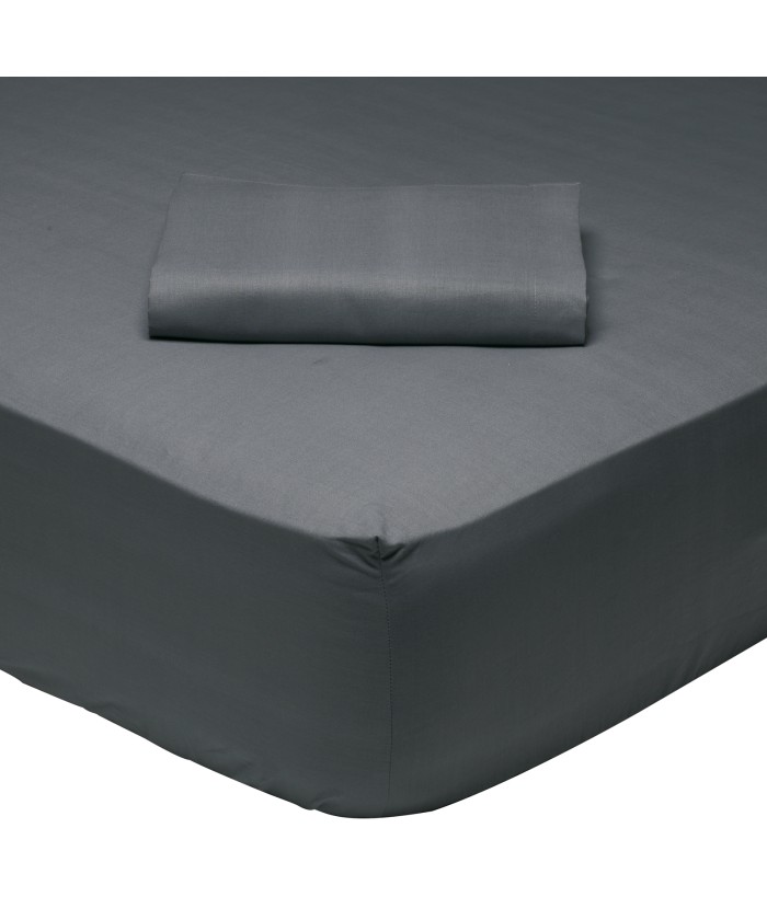 DAS HOME 1007 ΣΕΝΤΟΝΙ ΥΠΕΡΔΙΠΛΟ ΜΕ ΛΑΣΤΙΧΟ DARK GREY DARK GREY