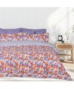 DAS HOME ΣΕΤ ΣΕΝΤΟΝΙΑ ΜΟΝΑ ΜΕ ΛΑΣΤΙΧΟ CASUAL 5430 ORANGE, PURPLE