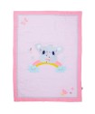 DAS BABY ΚΟΥΒΕΡΛΙ FUN 4934 GREY, PINK