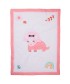 DAS BABY ΚΟΥΒΕΡΛΙ FUN 4936 PINK, WHITE