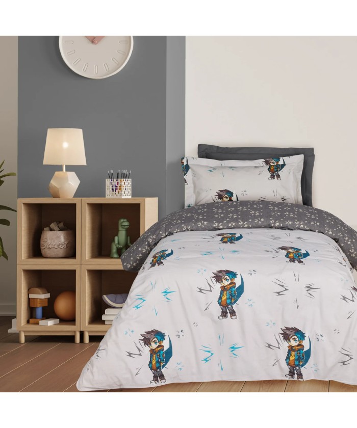 DAS KIDS ΣΕΤ ΣΕΝΤΟΝΙΑ ΜΟΝΑ 4939 BEIGE, GREY