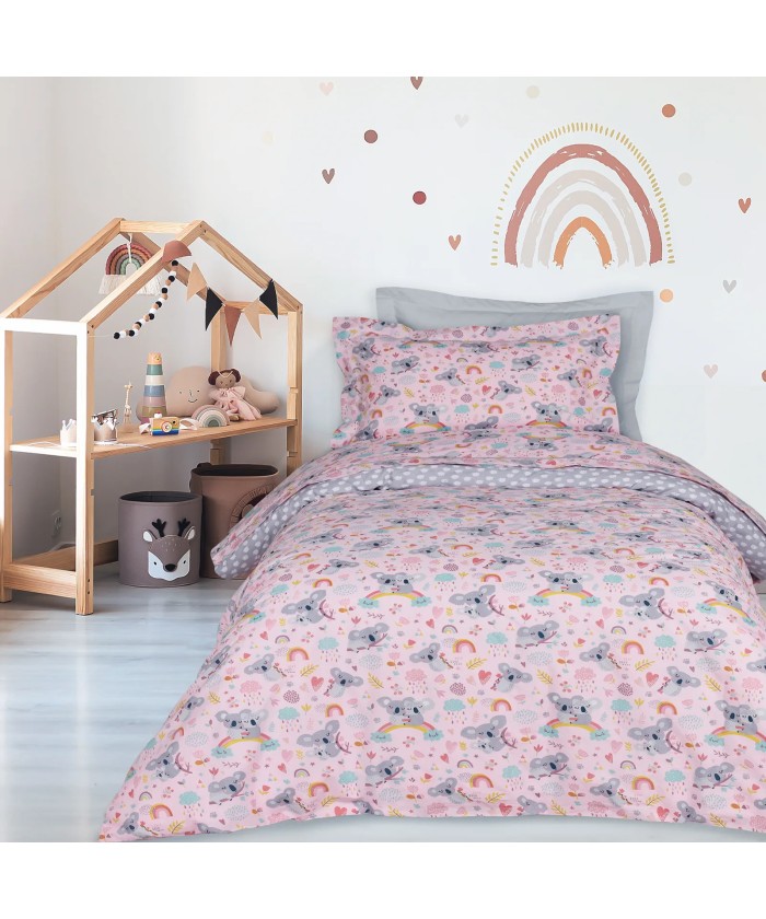DAS KIDS ΣΕΤ ΣΕΝΤΟΝΙΑ ΜΟΝΑ 4934 GREY, PINK