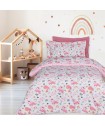 DAS KIDS ΣΕΤ ΣΕΝΤΟΝΙΑ ΜΟΝΑ 4936 PINK, WHITE