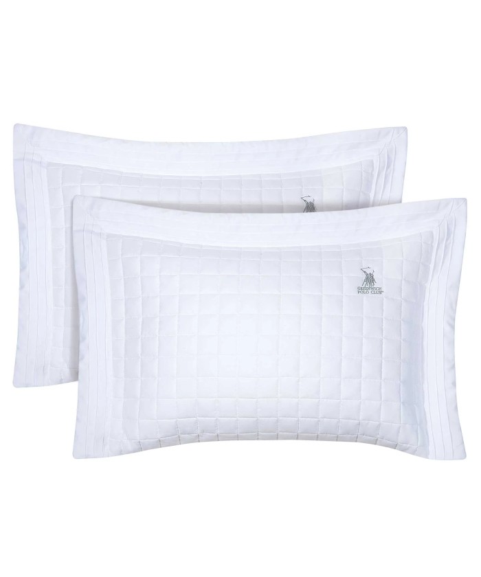 GREENWICH POLO CLUB ΖΕΥΓΟΣ ΜΑΞΙΛΑΡΟΘΗΚΕΣ CLASSIC 2354 WHITE