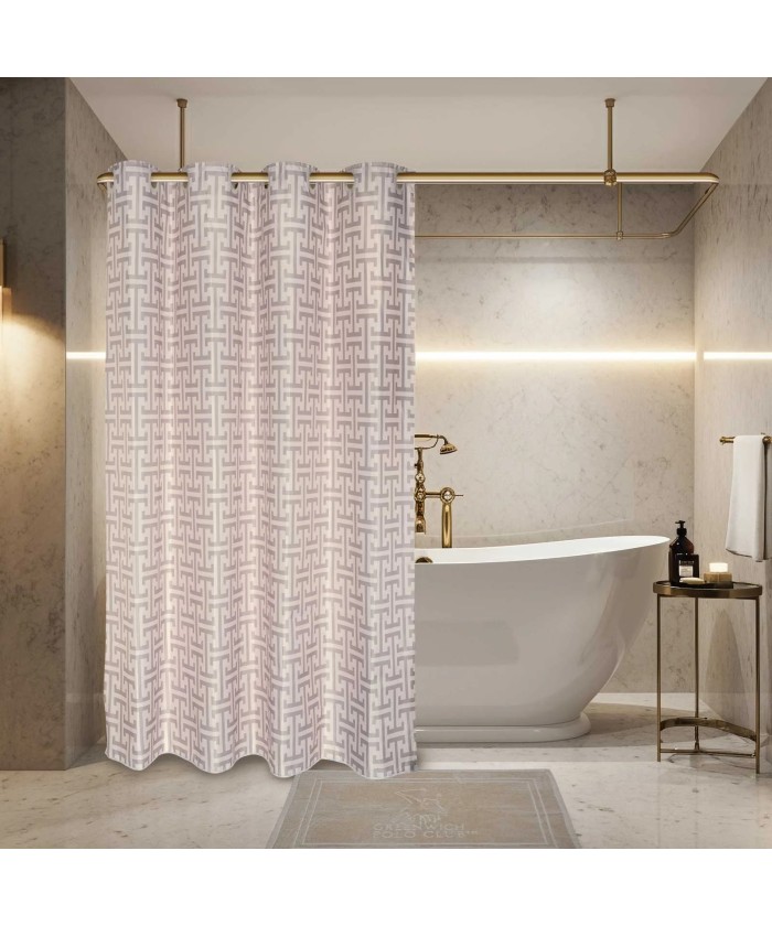 GREENWICH POLO CLUB ΚΟΥΡΤΙΝΑ ΜΠΑΝΙΟΥ 240Χ180 ESSENTIAL 3122 TAUPE