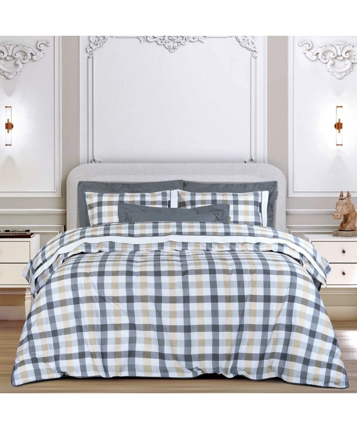 GREENWICH POLO CLUB ΣΕΤ ΣΕΝΤΟΝΙΑ ΥΠΕΡΔΙΠΛΑ 2265 BEIGE, GREY