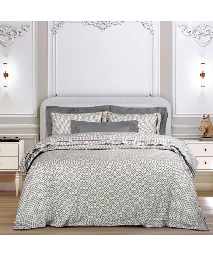 GREENWICH POLO CLUB ΣΕΤ ΣΕΝΤΟΝΙΑ ΥΠΕΡΔΙΠΛΑ ESSENTIAL 2267 BEIGE, GREY