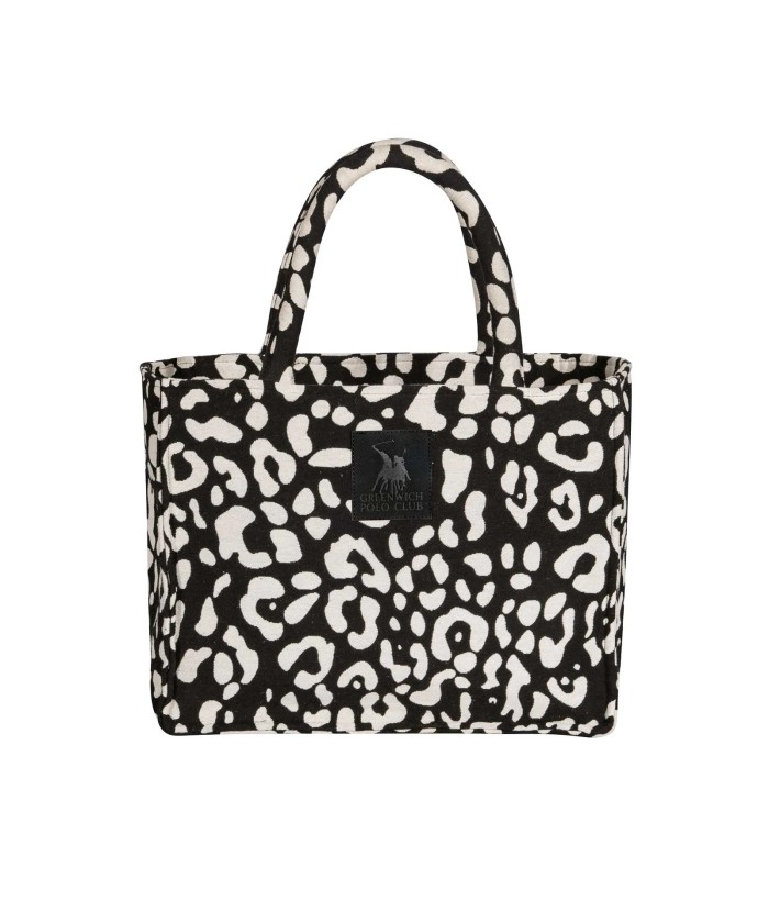 GREENWICH POLO CLUB ΤΣΑΝΤΑ ΘΑΛΑΣΣΗΣ 36X28 ESSENTIAL 4059 BLACK, TAUPE