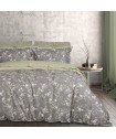 DAS HOME ΣΕΝΤΟΝΙΑ ΣΕΤ ΥΠΕΡΔΙΠΛΑ PRESTIGE 1686 GREY, PINK, TAUPE