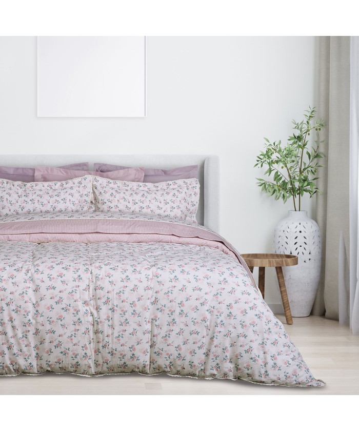 DAS HOME ΚΟΥΒΕΡΛΙ ΥΠΕΡΔΙΠΛΟ PRESTIGE 1680 ΕΚΡΟΥ, ΡΟΖ