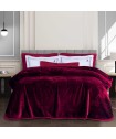 GREENWICH POLO CLUB ΚΟΥΒΕΡΤΑ VELOUR ΥΠΕΡΔΙΠΛH ESSENTIAL 3438 ΜΠΟΡΝΤΩ