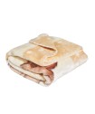 DAS BABY ΚΟΥΒΕΡΤΑ VELOUR 110X140 RELAX 4871 ΚΑΦΕ, ΜΠΕΖ