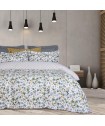 DAS HOME ΣΕΤ ΠΑΠΛΩΜΑΤΟΘΗΚΗ ΜΟΝΗ CASUAL 5410 ΓΚΡΙ, ΠΕΤΡΟΛ, ΩΧΡΑ