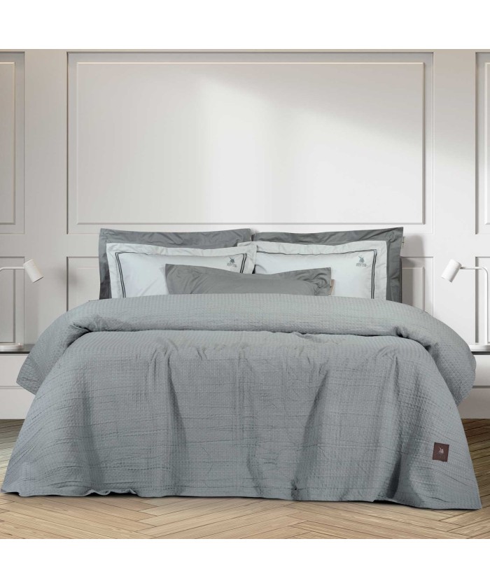 GREENWICH POLO CLUB ΚΟΥΒΕΡΤΑ ΠΙΚΕ 170X250 ESSENTIAL 3403 GREY