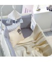 DAS BABY 6543 ΚΟΥΒΕΡΤΑ ΠΙΚΕ 80X110 RELAX ΕΚΡΟΥ