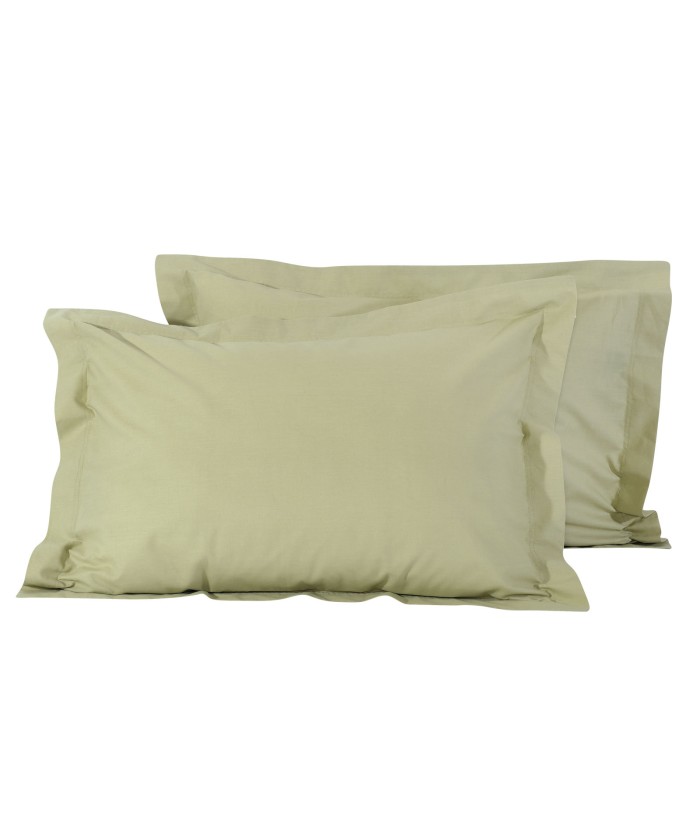 DAS HOME 1016 ΖΕΥΓΟΣ ΜΑΞΙΛΑΡΟΘΗΚΕΣ GREEN OLIVE GREEN OLIVE
