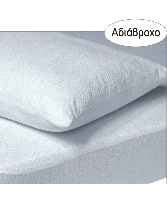DAS HOME 1089 ΖΕΥΓΟΣ ΜΑΞΙΛΑΡΟΘΗΚΕΣ 50Χ70 ΑΔΙΑΒΡΟΧΕΣ WHITE