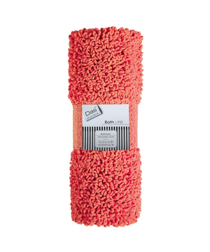 DAS HOME ΤΑΠΕΤΟ 50Χ70 MICROCHENILLE ΣΧ.0473 ΚΟΡΑΛΛΙ ΚΟΡΑΛΛΙ