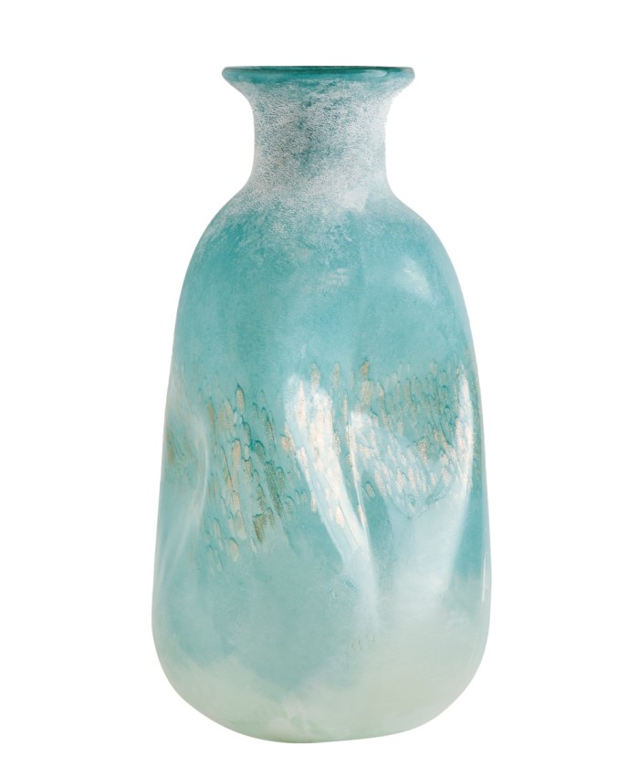 VASE 246 ΓΥΑΛΙΝΟ ΒΑΖΟ (ΔΙΑΜ.17-ΥΨΟΣ 35 εκατ)