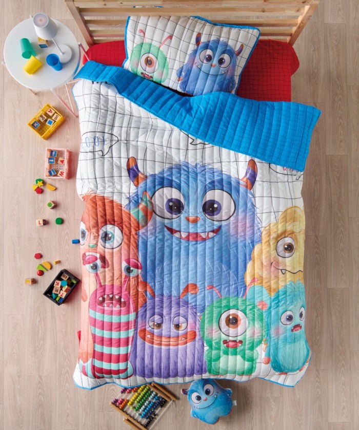 MOSTRO ΣΕΤ 2 ΤΕΜ ΚΟΥΒΕΡΤΟΡΙΟ ΜΟΝΟ - MICROFIBER