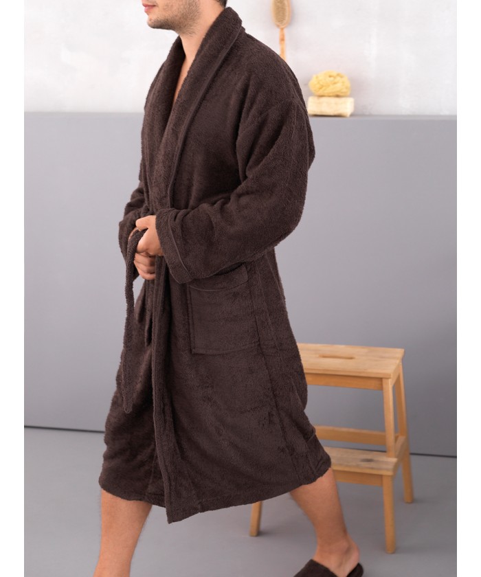 Σετ Μπουρνούζι με Παντόφλες Bath Collection PEARL BLACK OLIVE Medium