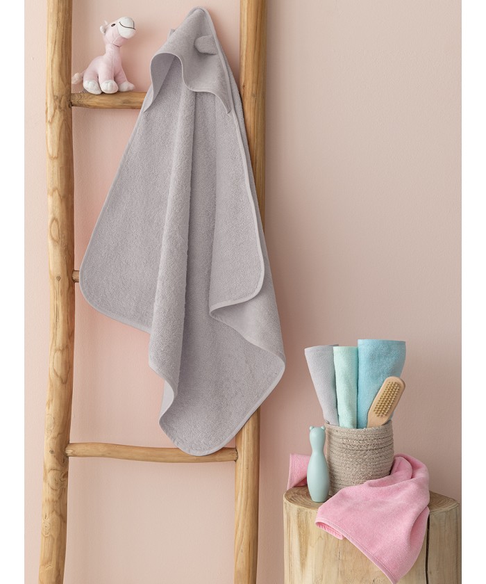 Σετ 2 Πετσετες Βρεφικες Baby Bath 40x60 ROBIN FOG