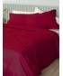 Ζευγος Μαξιλαροθηκες Oxford 50x75 SATIN STRIPES HS RED