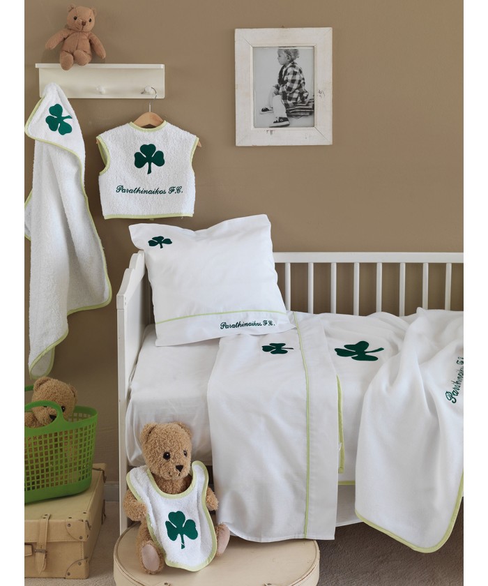 Κουβέρτα Fleece Βρεφική Panathinaikos F.C. 120x150 PAO BABY