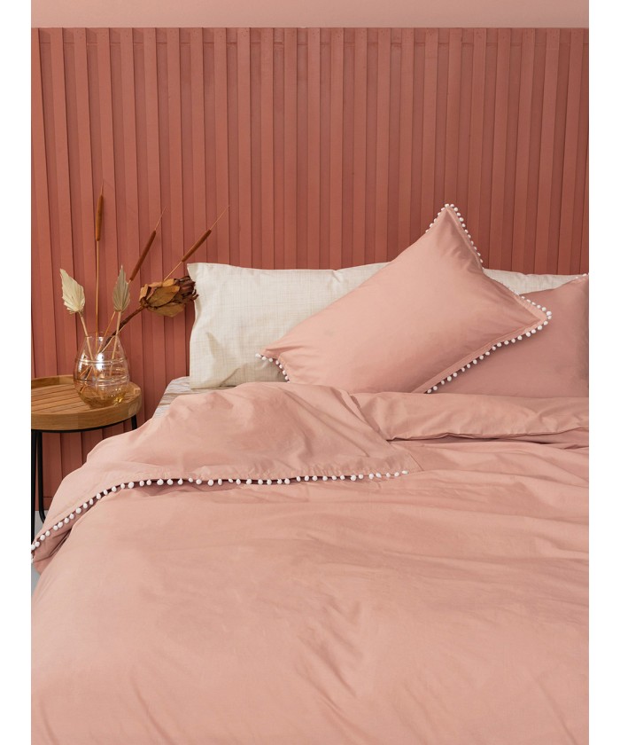 Παπλωματοθήκη Μονή 170x240 PON-PON ROSE