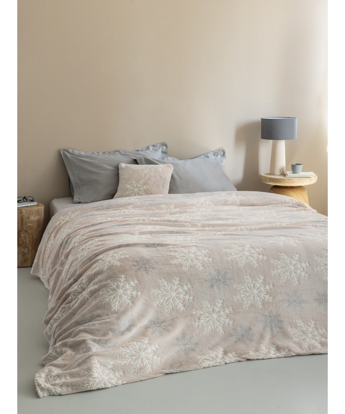 Κουβέρτα Fleece Φωσφοριζε 220x240 LUCIUS SAND