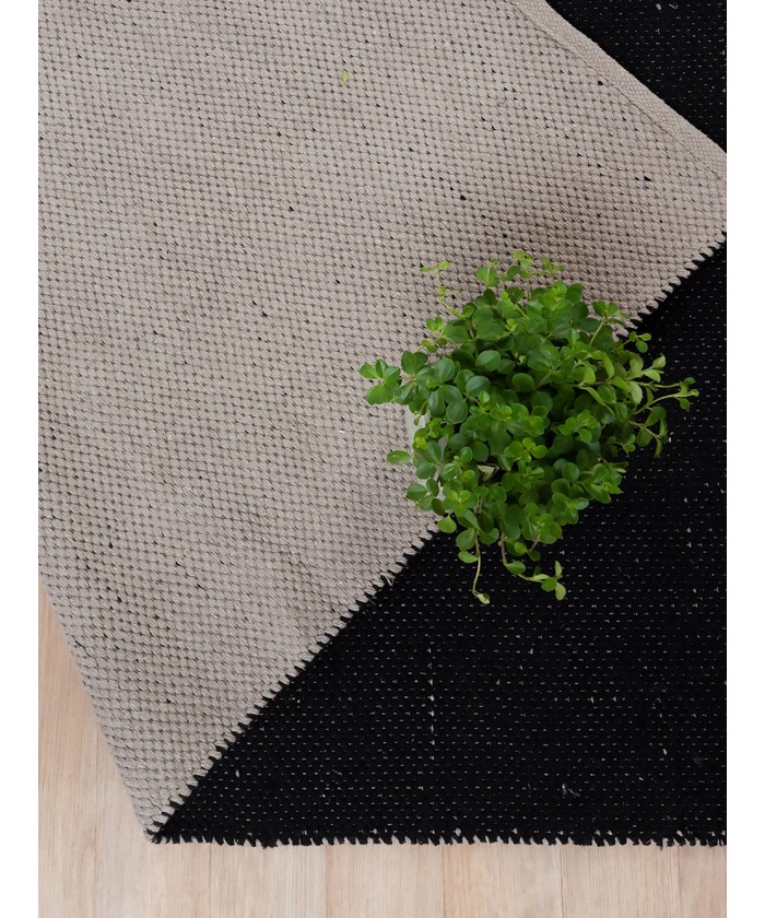 Χαλί Rugs Collection 140x200 FACER BLACK