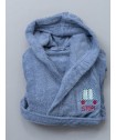 Μπουρνούζι με Κουκούλα Kids Bath STOP DENIM