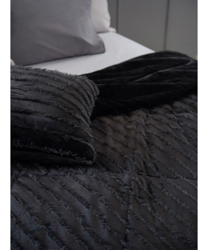 Διακοσμητικη Μαξιλαροθηκη 50x50 GWEN BLACK