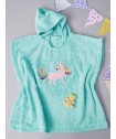 Poncho Kids Bath UNICORN MAGIC FUCHSIA