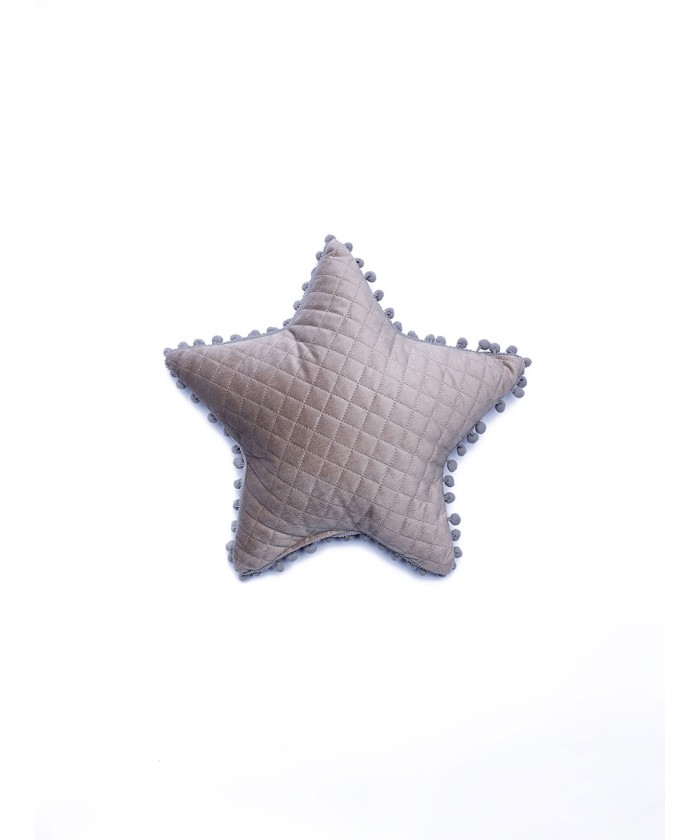 Διακοσμητικό Μαξιλαράκι Αστέρι 34x34 ELWIN BEIGE