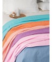 Κουβερτα Colour Waffle 240x260 WAFFLES MELON