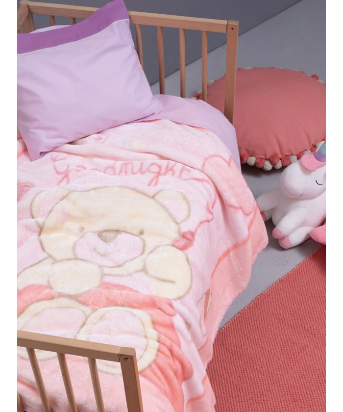 Κουβερτα Βελουτε Κουνιας Baby Velour 110x140 BV720