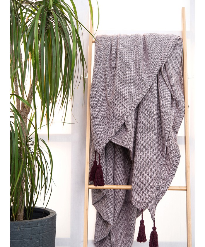 Κουβέρτα 170x240 ZION PLUM