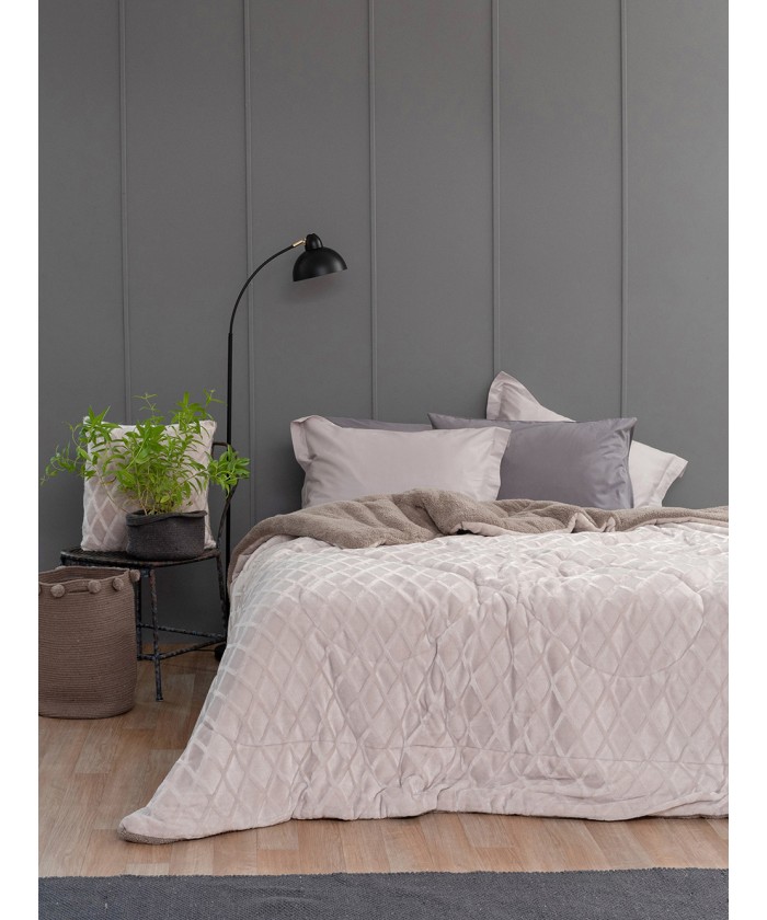 Κουβερτοπαπλωμα King Size 240x260 NADINE SILVER