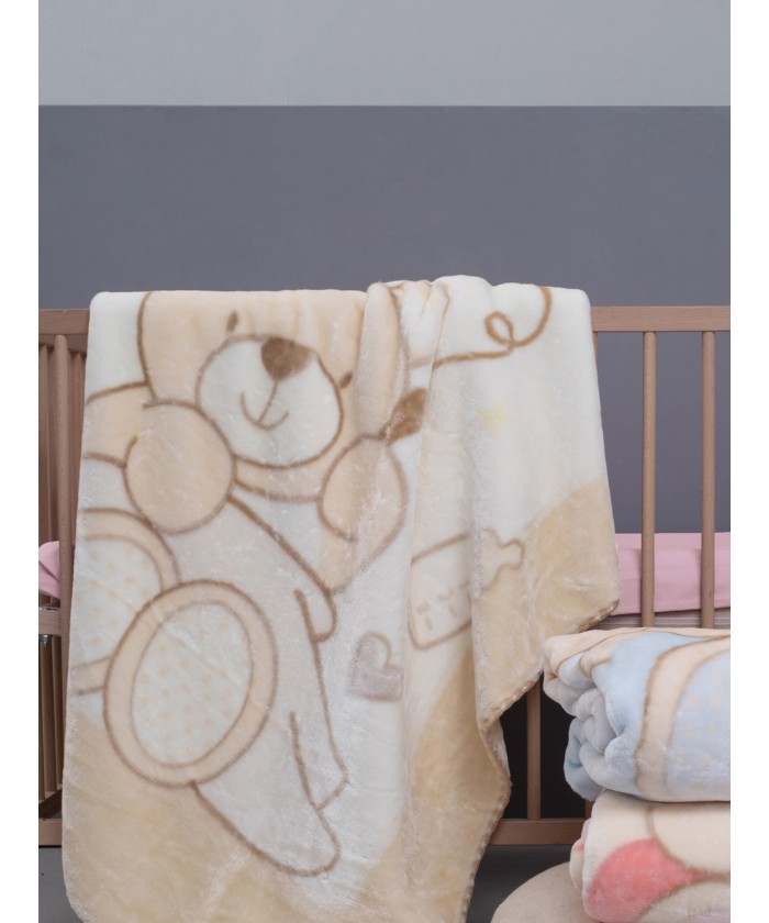 Κουβερτα Βελουτε Κουνιας Baby Velour 110x140 BV721