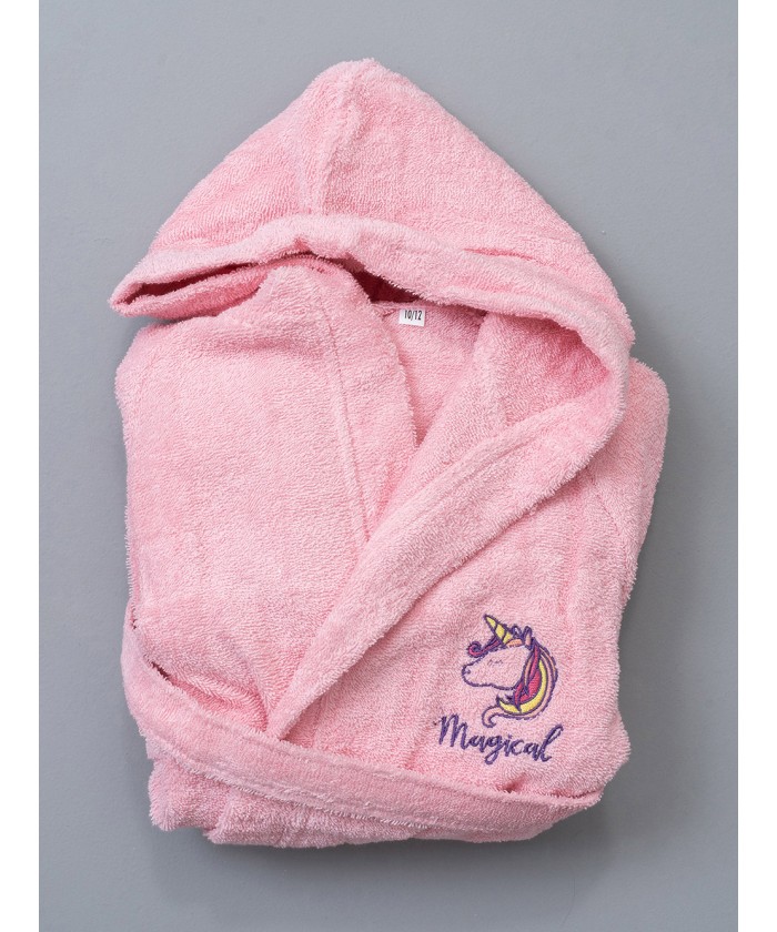 Μπουρνούζι με Κουκούλα Kids Bath MAGICAL ROSE