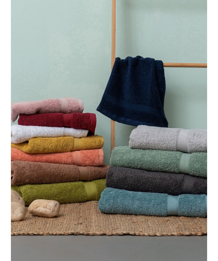 Πετσέτα Προσώπου Towels Collection 50x100 OMBRA BROWN