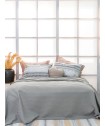 Κουβέρτα Πικέ 240x260 QUINN GREY