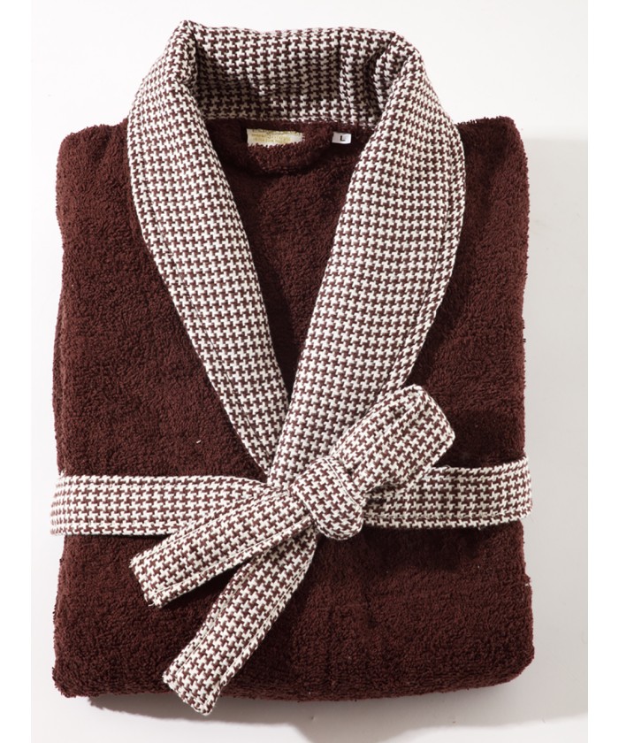 Μπουρνούζι Bath Collection DOMINO MARRON