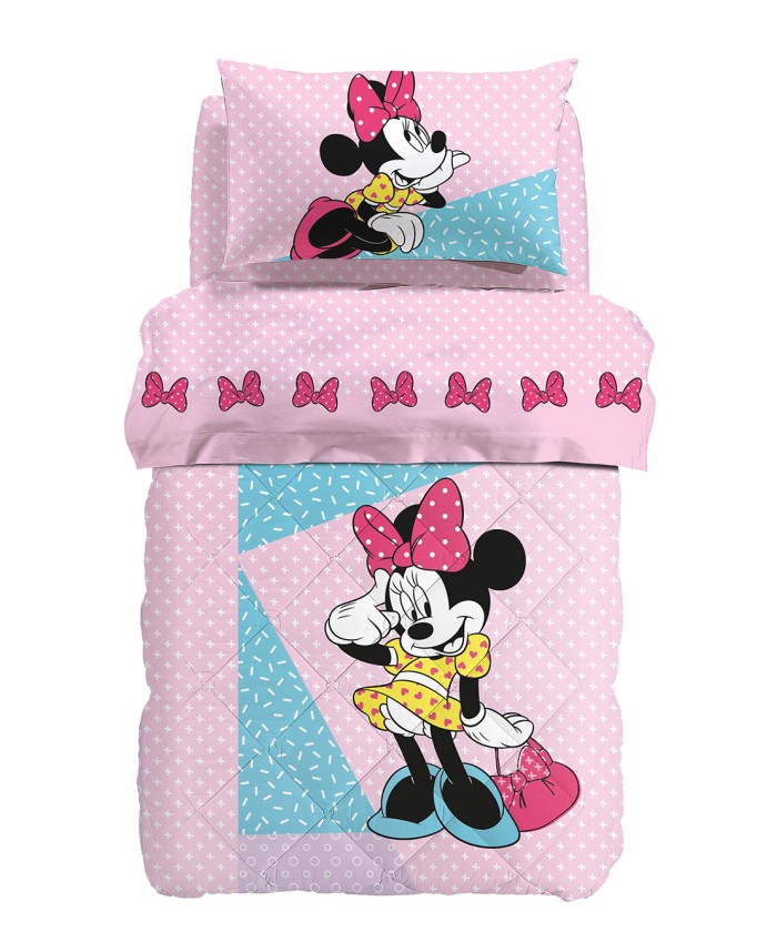 Πάπλωμα Μονό Disney 160x250 MINNIE PINK
